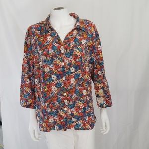 Floral Button Down Shirt